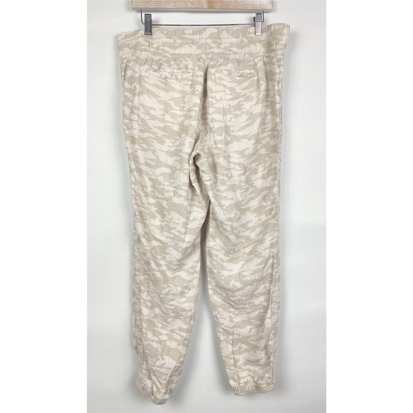Athleta Womens‎ Cabo Linen Joggers 12 Camo Athletic Travel Lightweight Plus Size - Picture 5 of 15